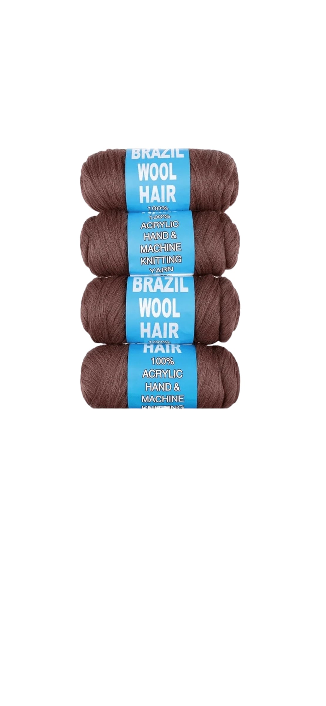 Laine brésilienne lot de 3