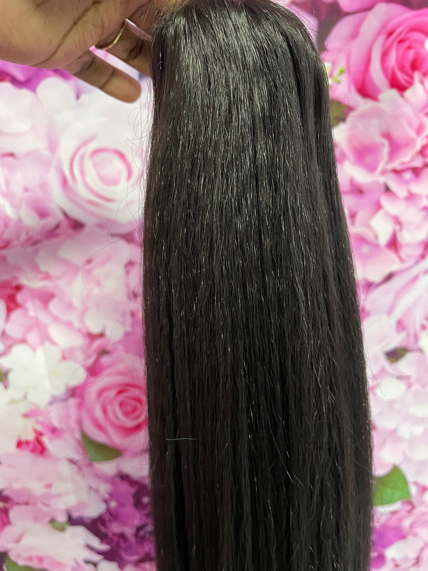 Postiche kinky straight